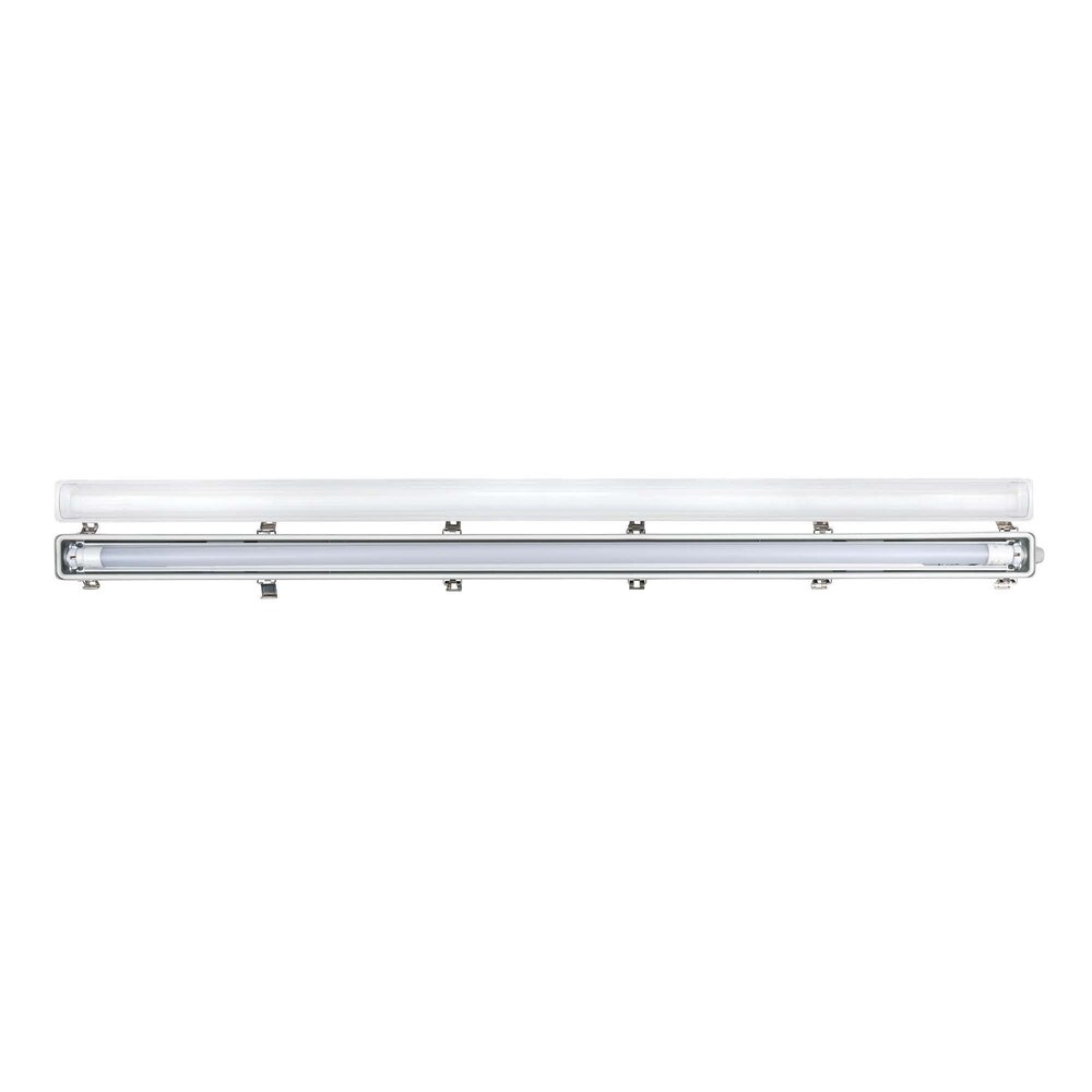 Ledvion Réglette LED 120CM - 12W - 1920 Lumen - 4000K - IP65 - avec tube fluorescent LED