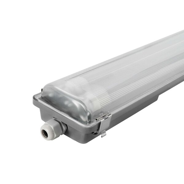 Ledvion Réglette LED 60CM - 2x7W - 1120 Lumen - 4000K - IP65 - avec tube fluorescent LED