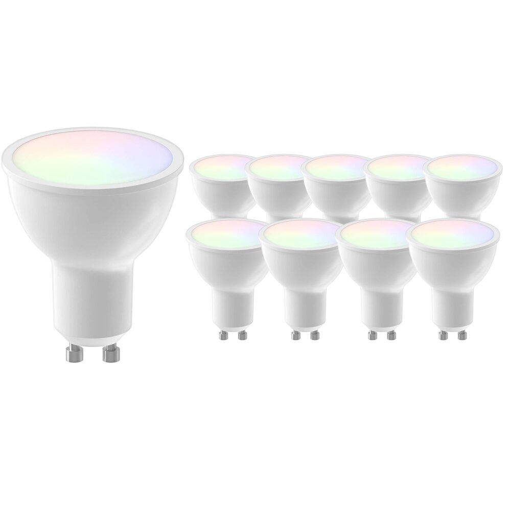 Calex Calex Smart RGB+CCT GU10 LED Spot Dimmable - 5W - 10 Pack