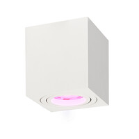 Ledvion Spot LED WIFI - Carré - Blanc - 4,9W - RGB+CCT - Inclinable - IP20