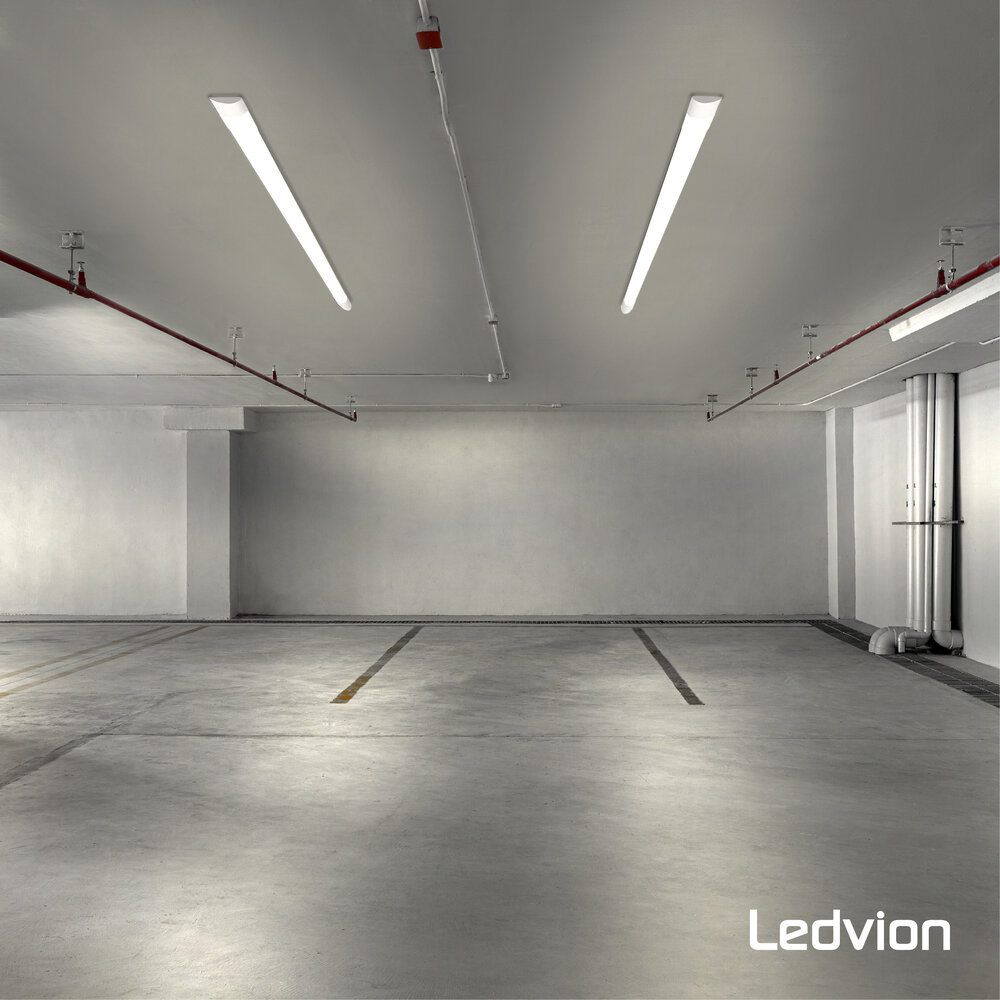 Ledvion 20 Pack - Réglette LED 150cm - Samsung LED - 40W - 4000K - Blanc Neutre - 5 ans de garantie