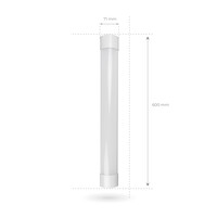 Ledvion 2 Pack - Réglette LED 60cm - Samsung LED - 15W - 6500K - Blanc Froid - 5 ans de garantie
