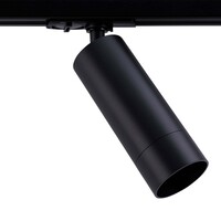 Ledvion 1m LED Spot sur rail - 2 Luminaires - Dimmable - Rail Monophasé - Noir