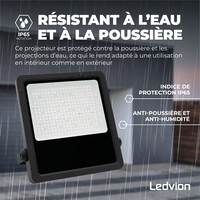 Ledvion Lumileds Projecteur LED - 150W - 21.000 Lumens - 4000K - Lentille asymétrique - 5 ans de garantie