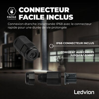 Ledvion Projecteur LED 50W - Osram Chip LED - 6000 Lumen - 4000K