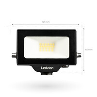 Ledvion Projecteur LED 10W - Osram Chip LED - 1100 Lumen - 4000K