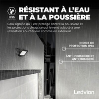 Ledvion Projecteur LED 20W - Osram Chip LED - 2200 Lumen - 4000K