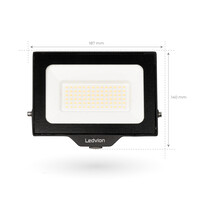 Ledvion Projecteur LED 50W - Osram Chip LED - 6000 Lumen - 4000K