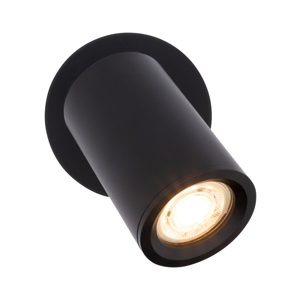 Ledvion Spot Plafonnier LED Noir - Dimmable - 3W - 2700K - Inclinable