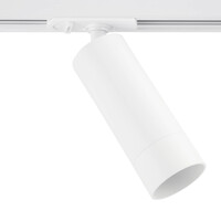 Ledvion 2m LED Spot sur rail - 5 Luminaires - Dimmable - Rail Monophasé - Blanc