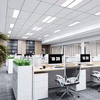 Ledvion Panneau LED 120x30 - 36W - 4000K - 100 Lm/W - Sans scintillement - UGR <22 - Garantie de 3 ans