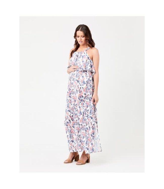 Kourtney Halter nursing maxidress