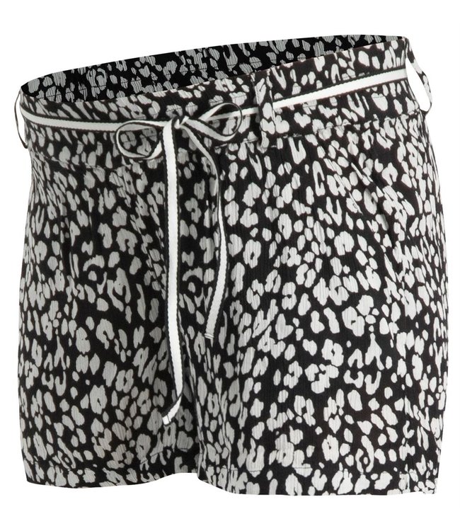 Shorts leopard black