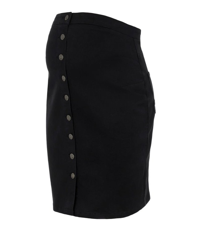 Mlvilla black denim skirt