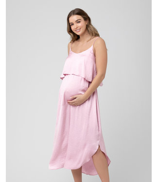 Ripe Nursing slip Dress Pink