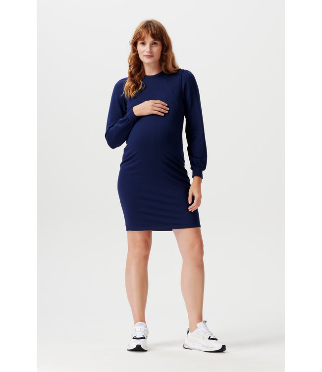 Dress PInole nursing blauw