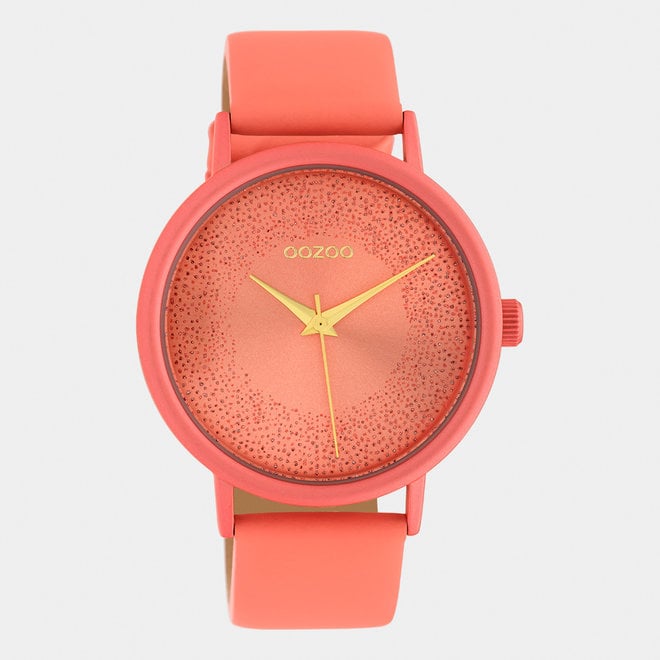 OOZOO Timepieces - C10580 - Damen - Leder-Armband - Apricot