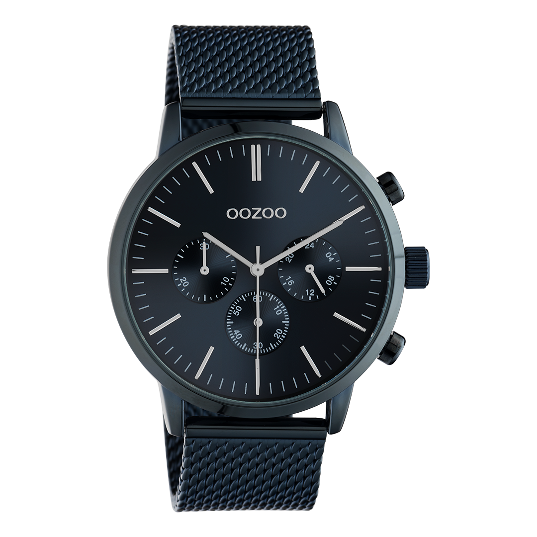 OOZOO Timepieces - C10912 - Herren Blau OOZOO-Shop Mesh-Armband - - 