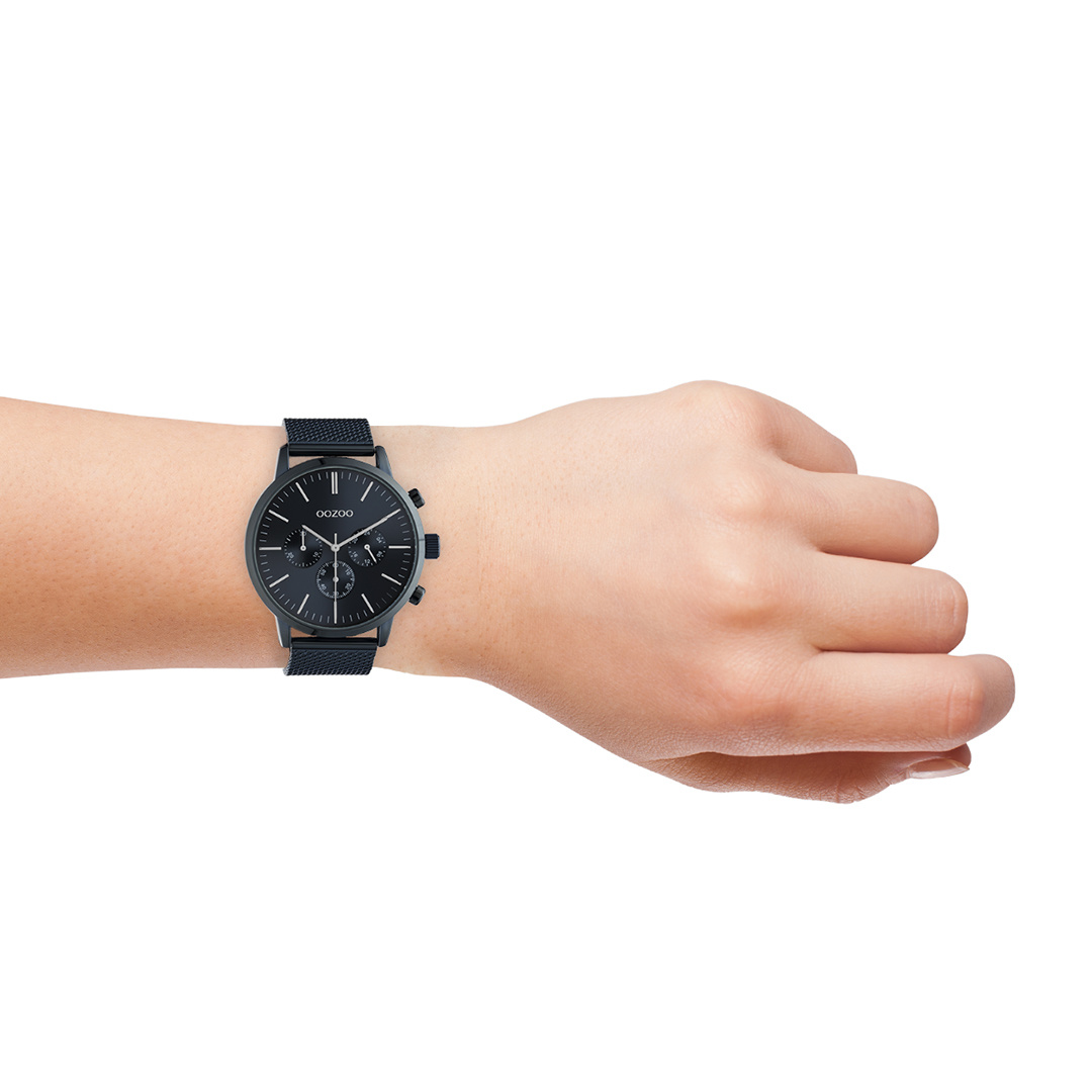 OOZOO-Shop - Blau C10912 - - Timepieces Mesh-Armband OOZOO - Herren -