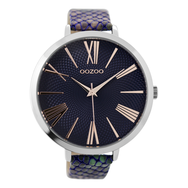 OOZOO Timepieces - C9215 - Damen - Leder-Armband  - Rainbow/Blau