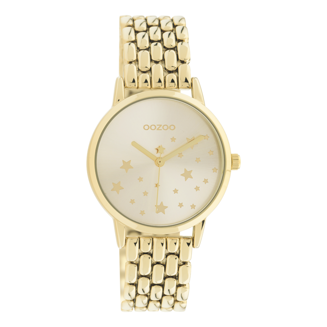 OOZOO Timepieces - C11028 - Damen - Leder-Armband - Gold