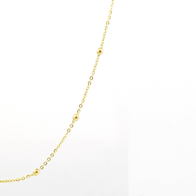 OOZOO Jewellery - SN-2001 - Halskette "Dots" - Gold