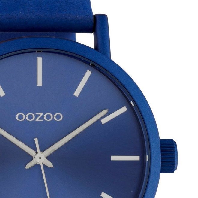 OOZOO Timepieces - C10452 - Damen - Leder-Armband  - Blau
