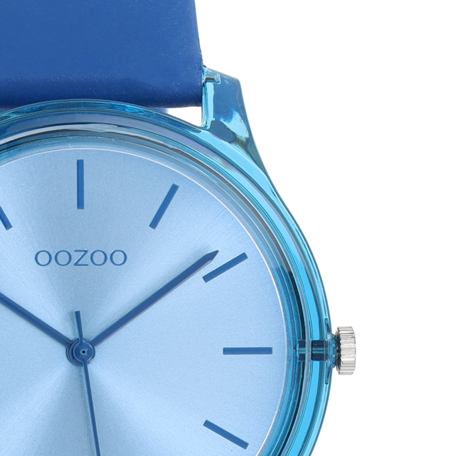 OOZOO Timepieces - C11143 - Damen - Leder-Armband - Dunkelblau