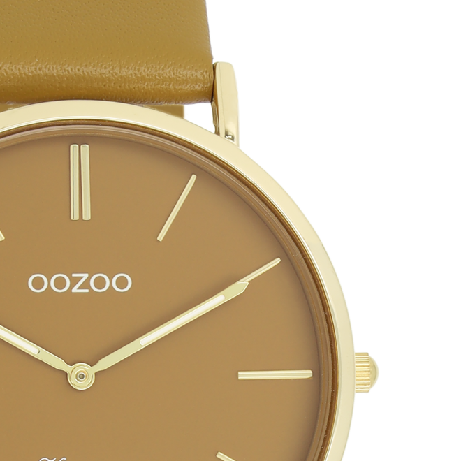 OOZOO Vintage - C20327 - Damen - Leder-Armband - Olive/Gold