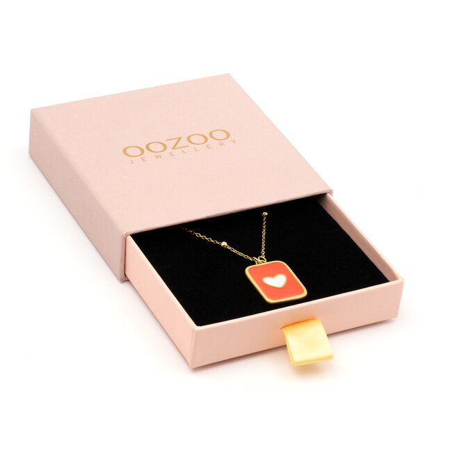 OOZOO Jewellery - SN-2052 - Halskette "Heart Plate" - Gold