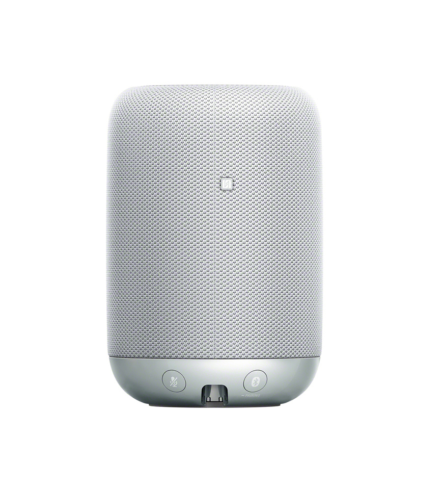 PlayStation Sony Smart Speaker LFS50G with Google Assistant Built In- White