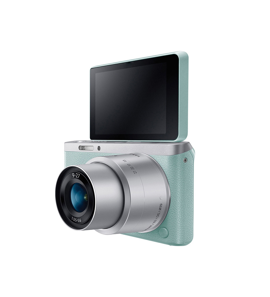 PlayStation Samsung NX Mini Mirrorless Digital Camera with 9mm and 9-27mm Lenses and Case Kit