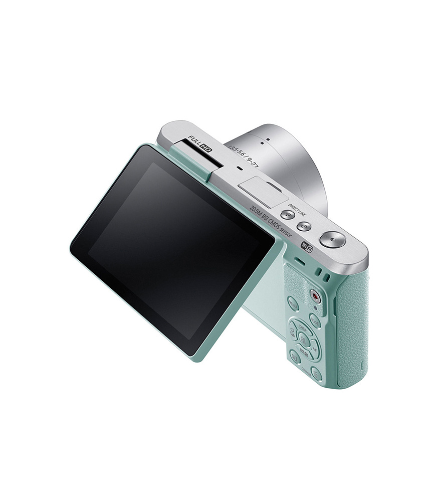 PlayStation Samsung NX Mini Mirrorless Digital Camera with 9mm and 9-27mm Lenses and Case Kit