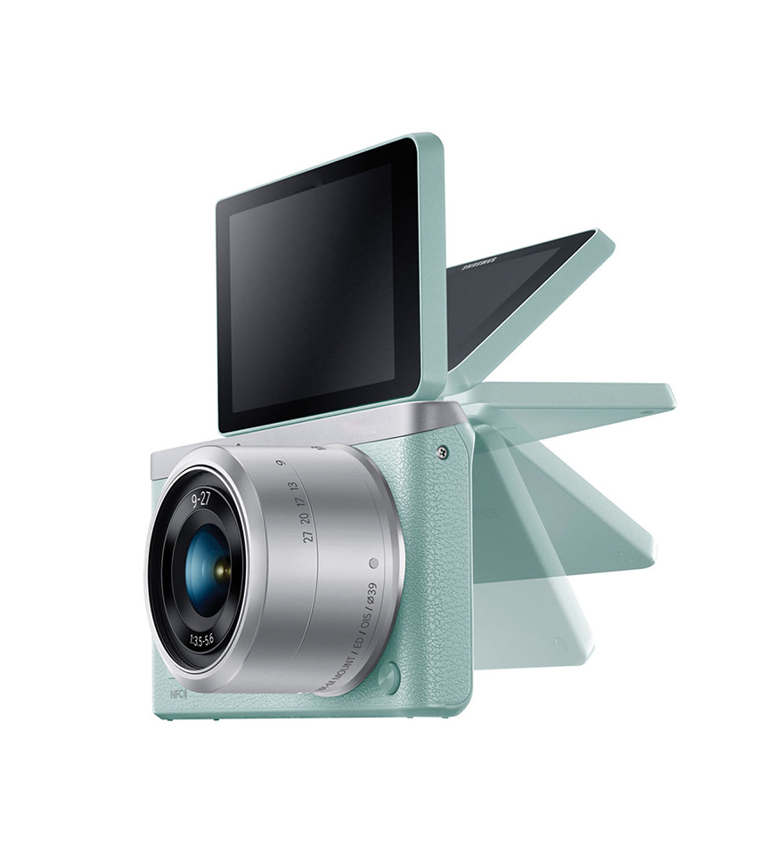 PlayStation Samsung NX Mini Mirrorless Digital Camera with 9mm and 9-27mm Lenses and Case Kit