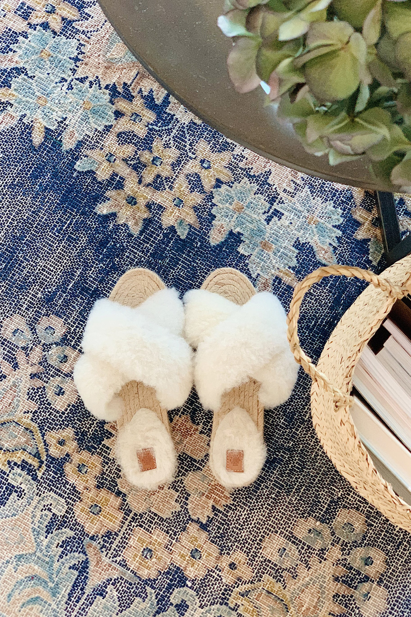 sheepskin wool slippers