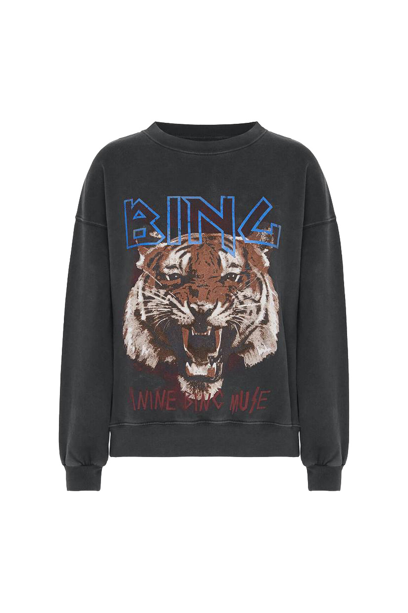 Anine Bing Tiger Sweatshirt - Black - Amsterdam