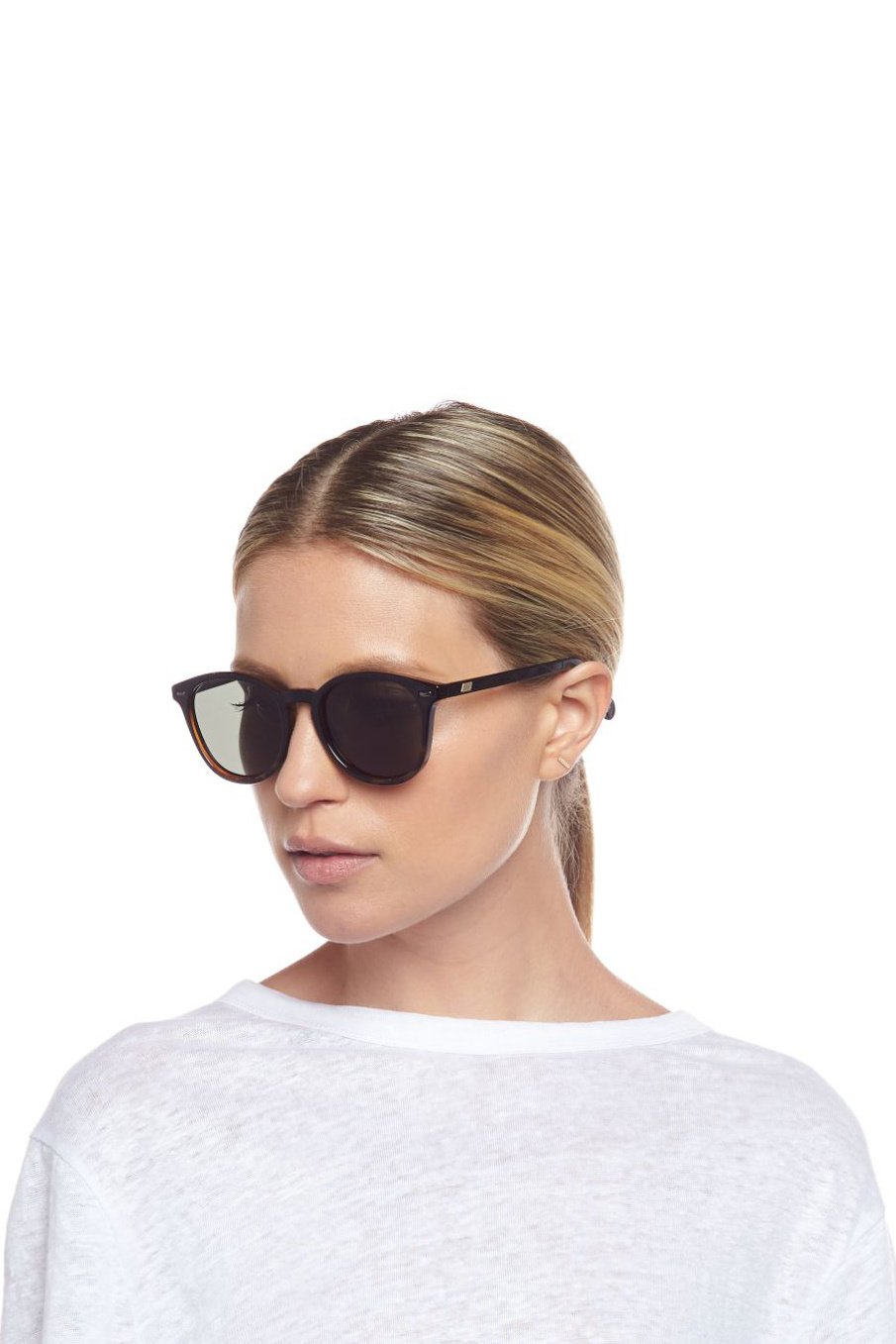 Bandwagon Sunglasses - Black Tortoise Polarized-8