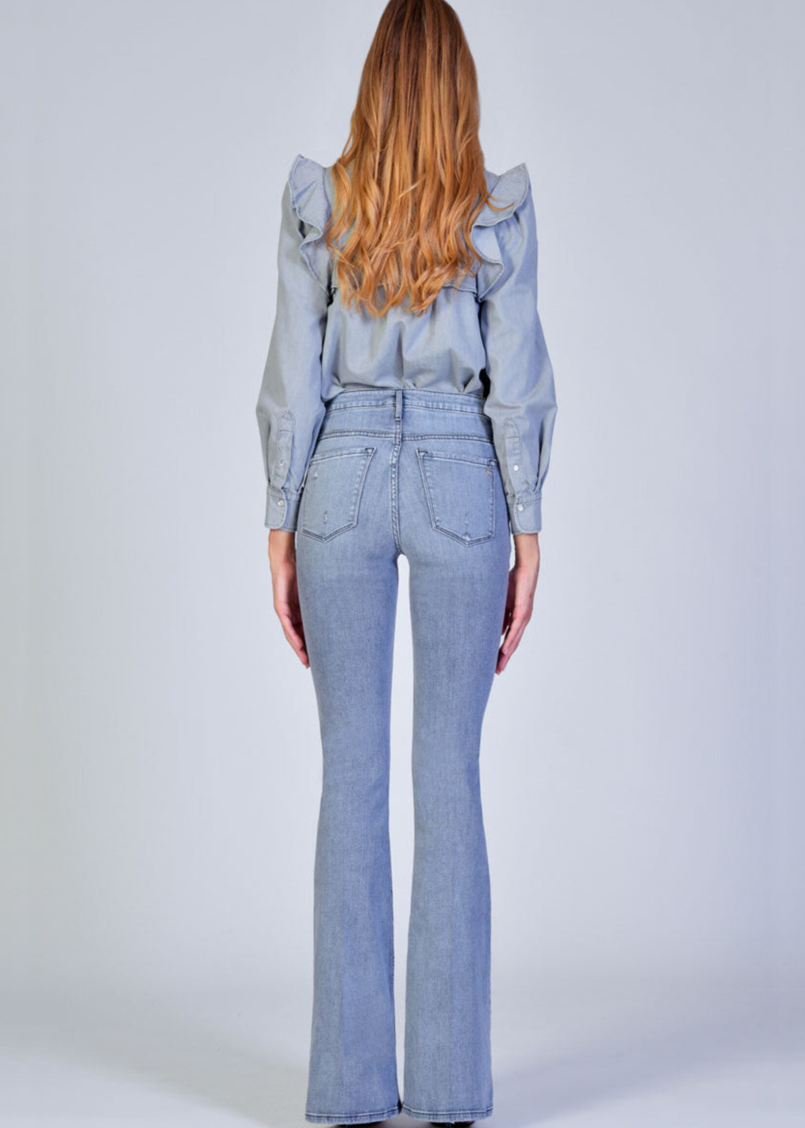 Black Orchid Mia Skinny Flare - Midnight Orchid