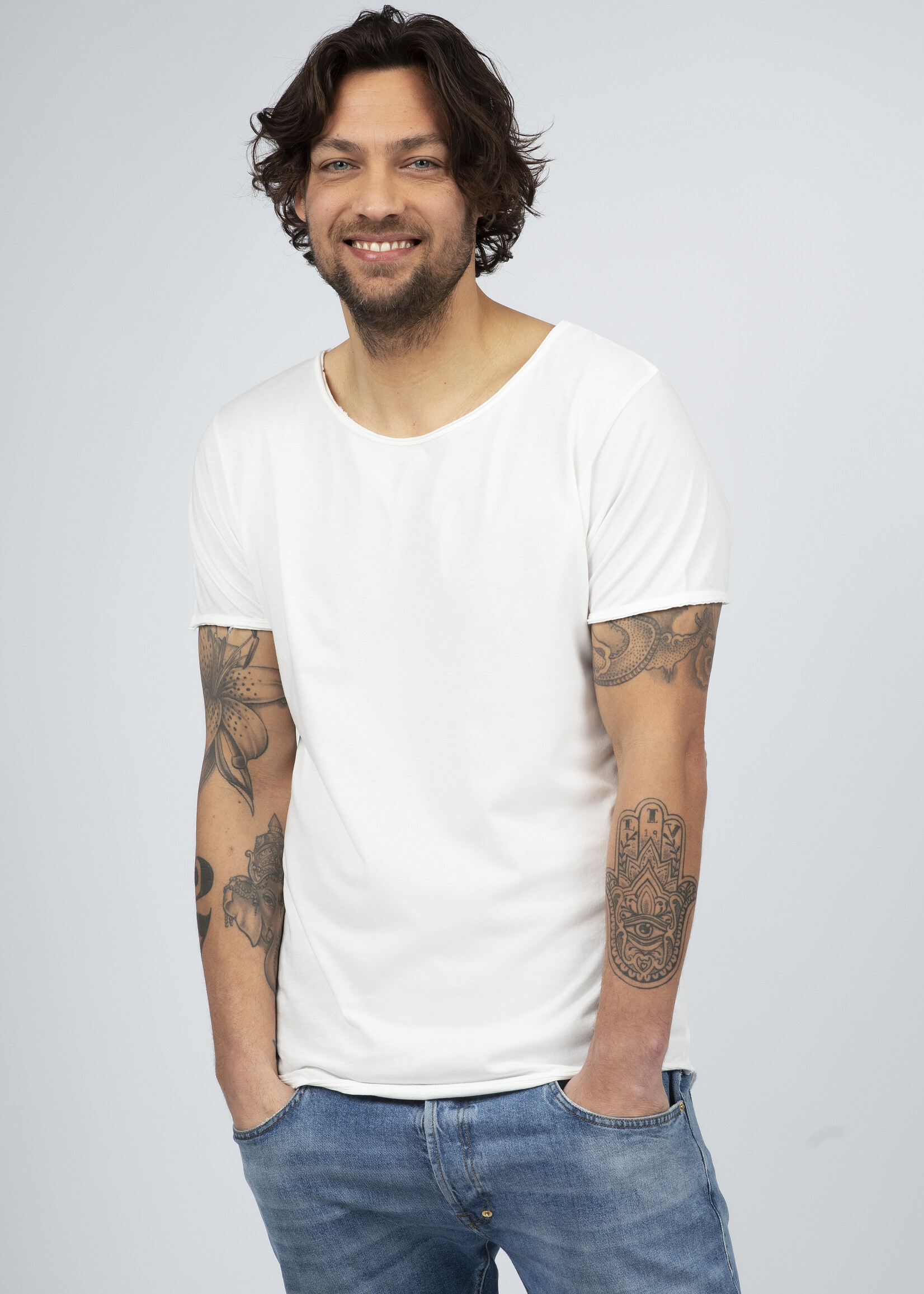 Houston Rocket Basic Rocket Tee - White