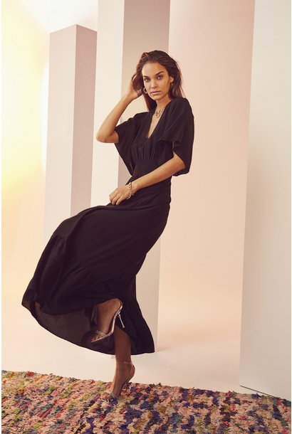 Co'Couture Samia Sun Smock Dress - Black - RUM Amsterdam