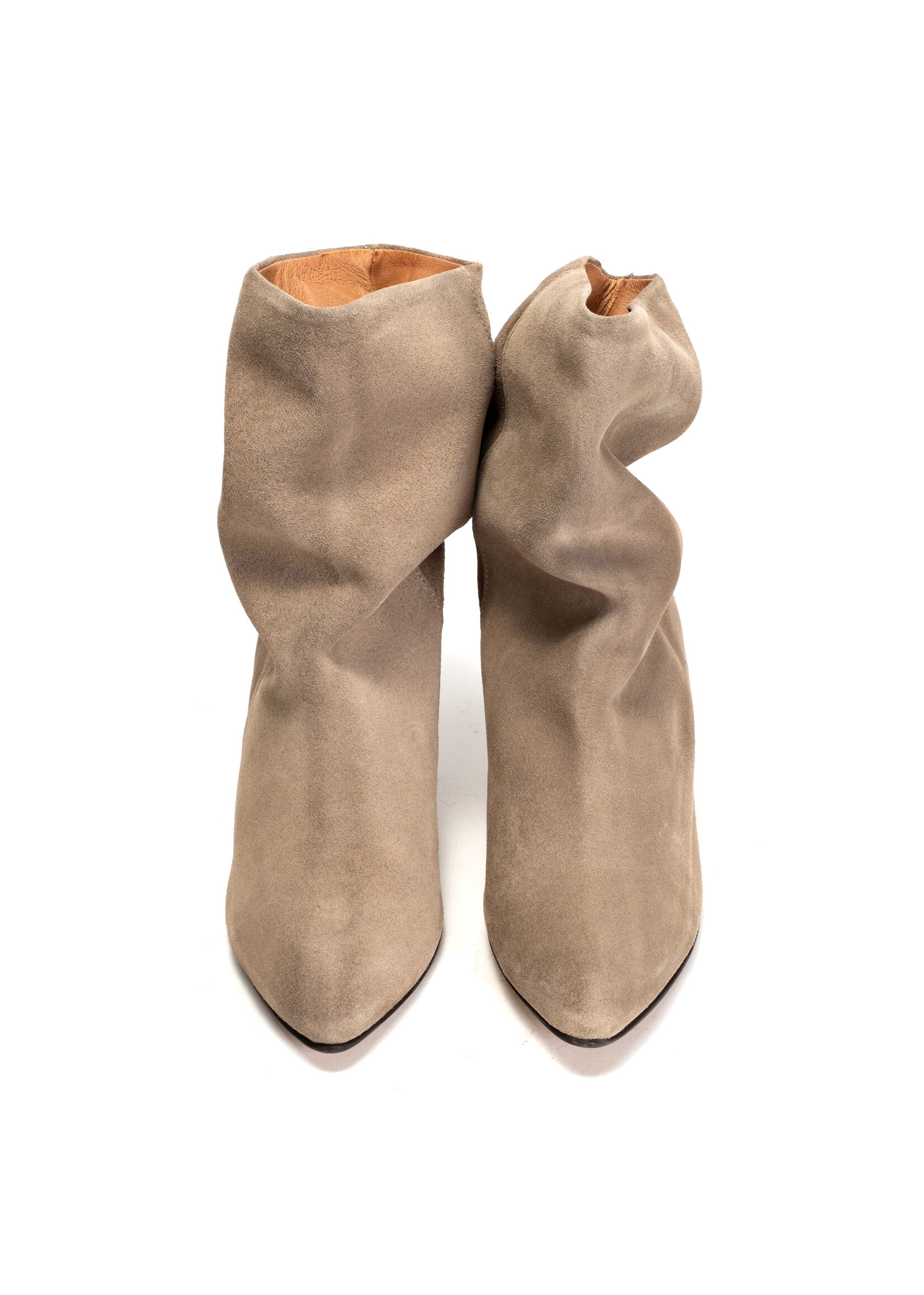 Anonymous Copenhagen Vully 50 Stiletto Suede Boot - Mushroom