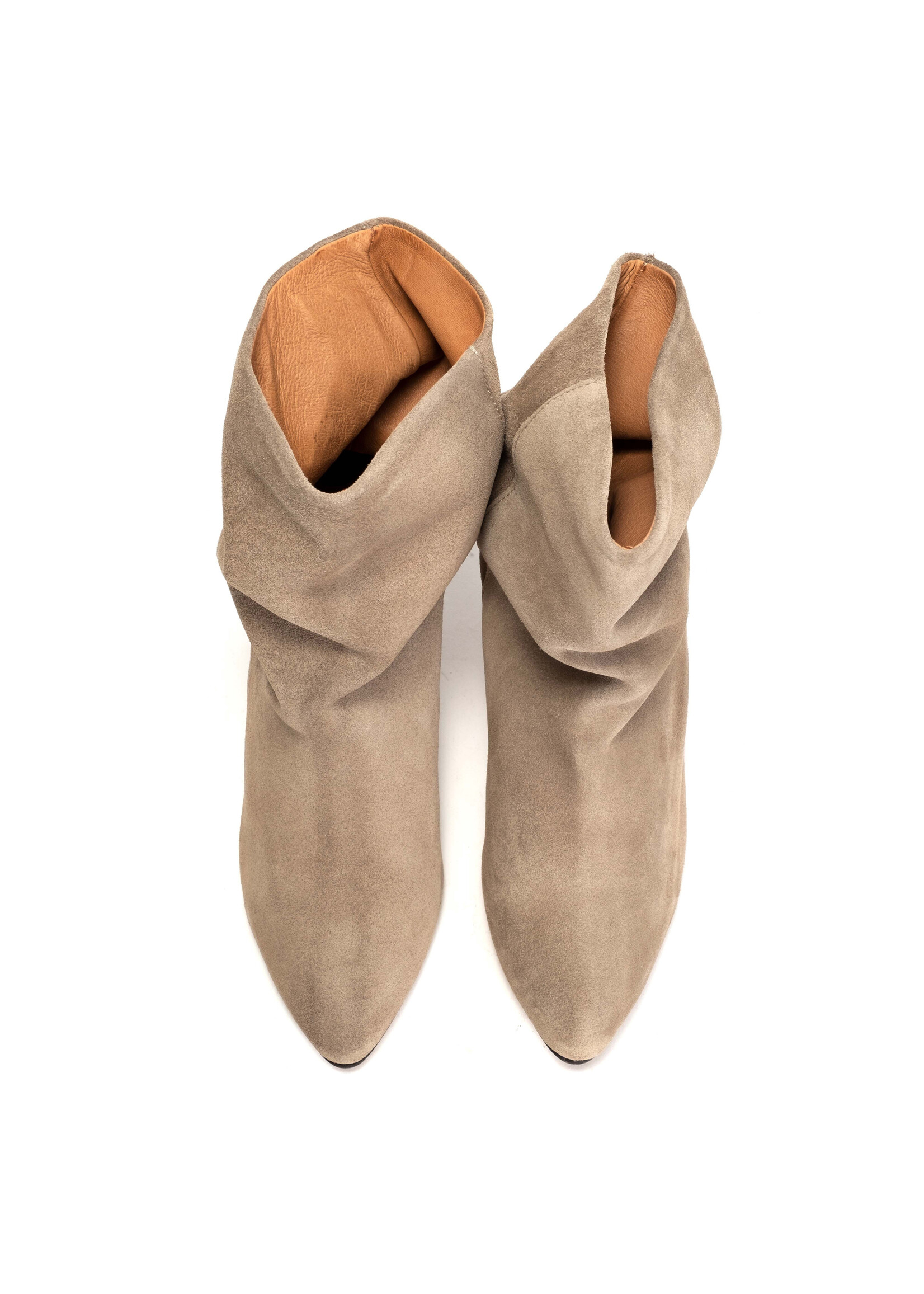 Anonymous Copenhagen Vully 50 Stiletto Suede Boot - Mushroom