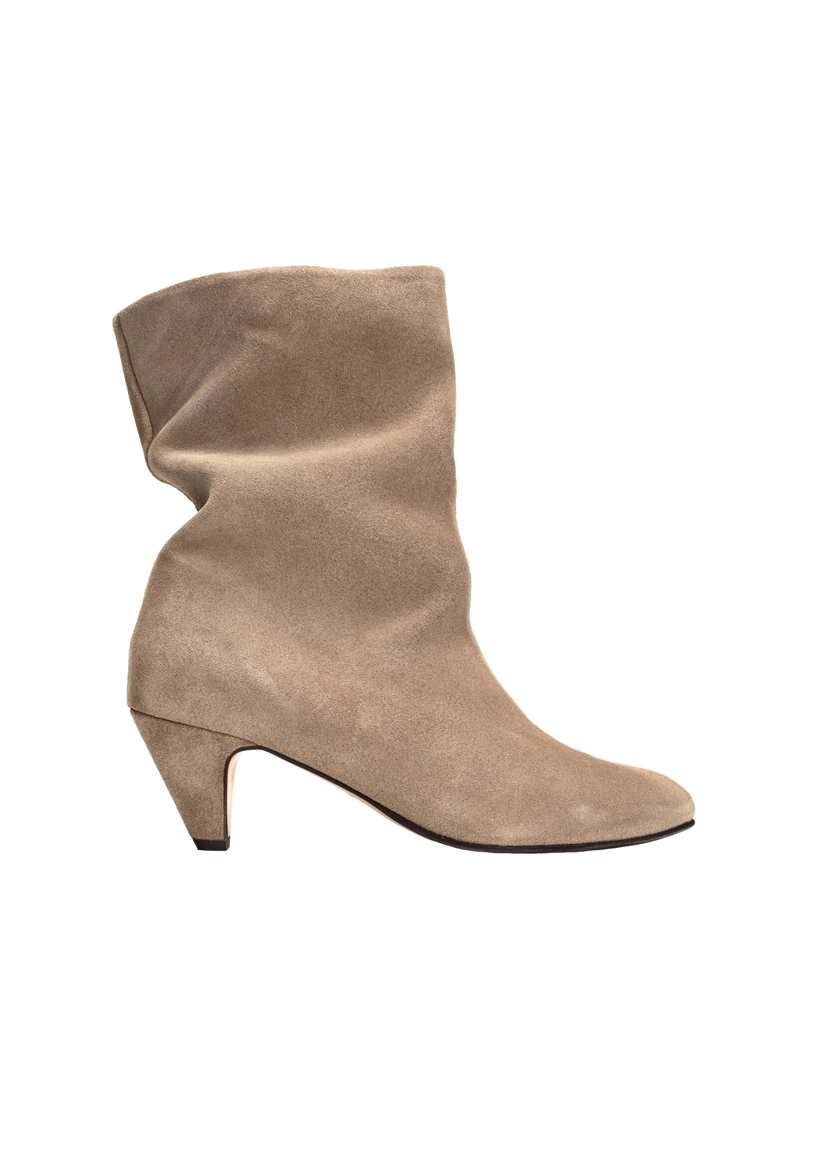 Anonymous Copenhagen Vully 50 Stiletto Suede Boot - Mushroom