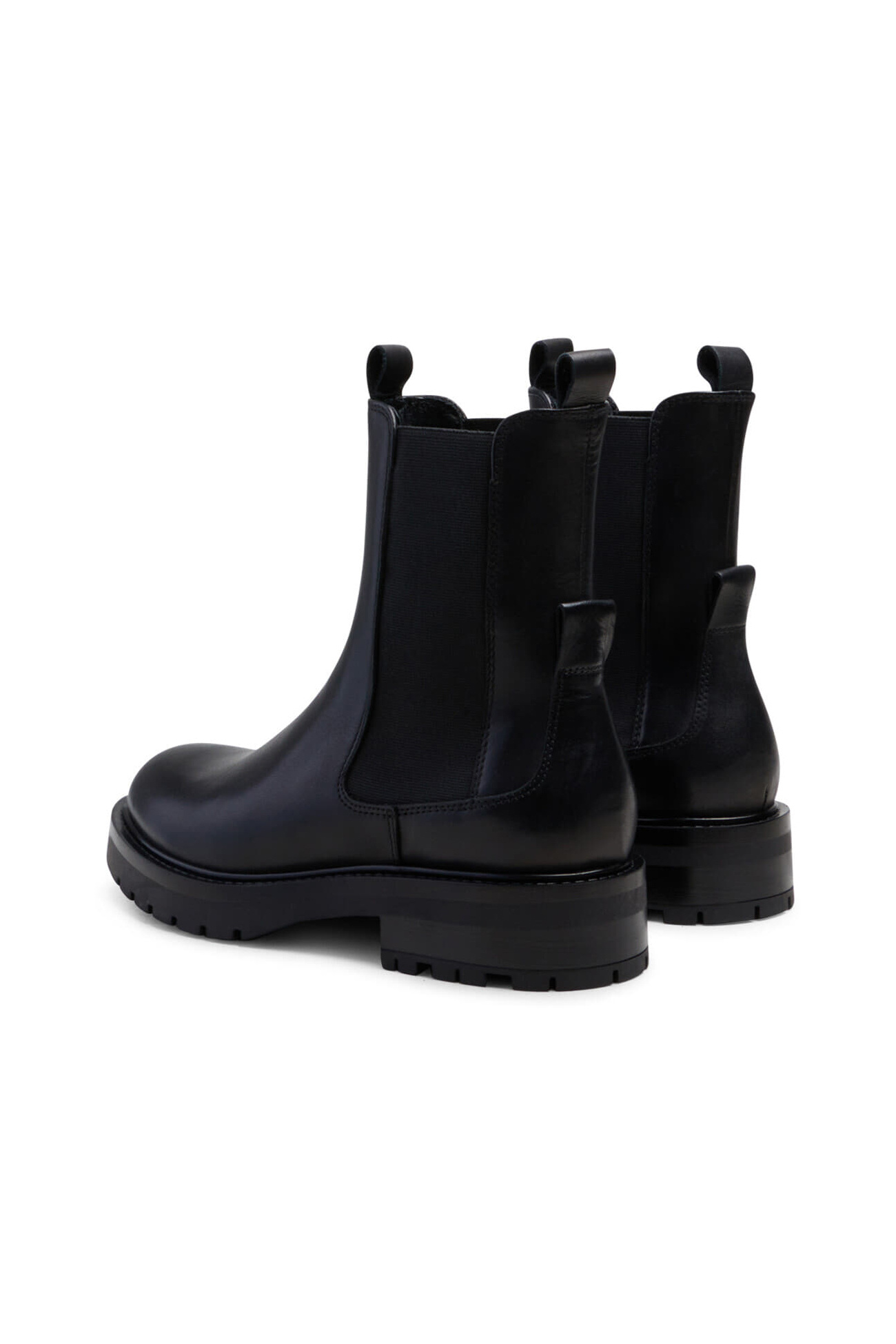Katelyn Leather Boot - Black-3