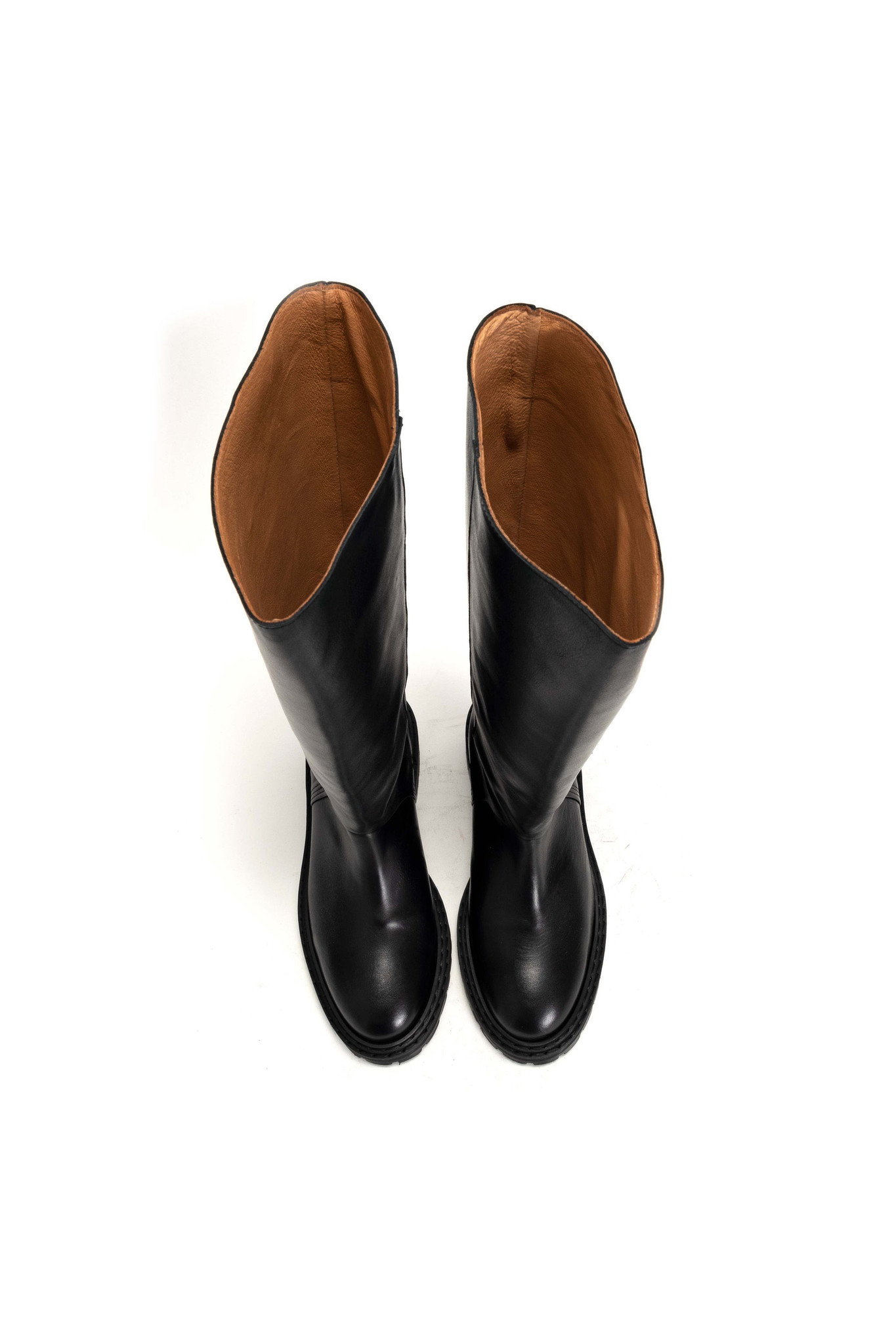 Vivian Soft Leather Boot - Black-5
