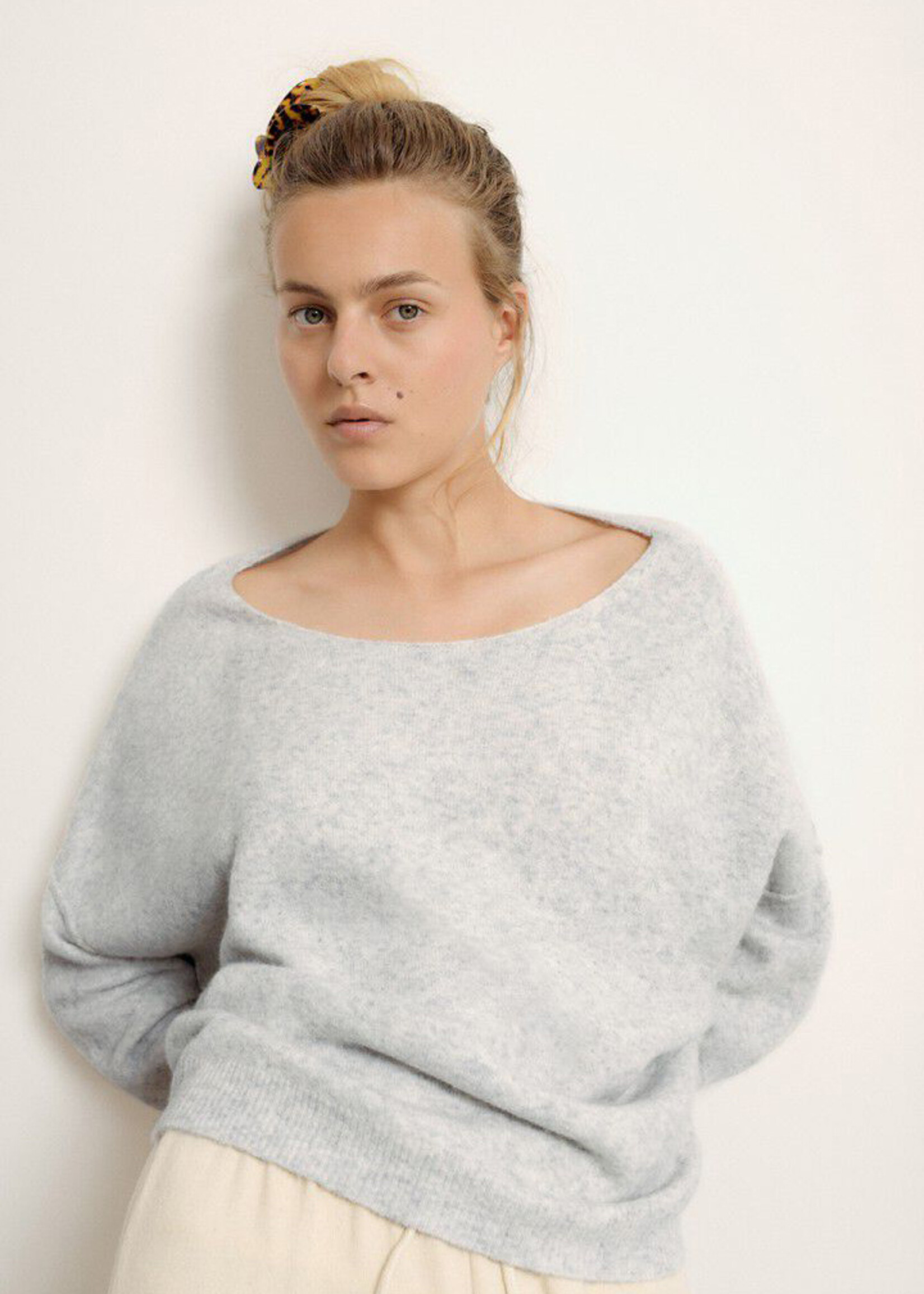 American Vintage Damsville Pullover - Heather Grey