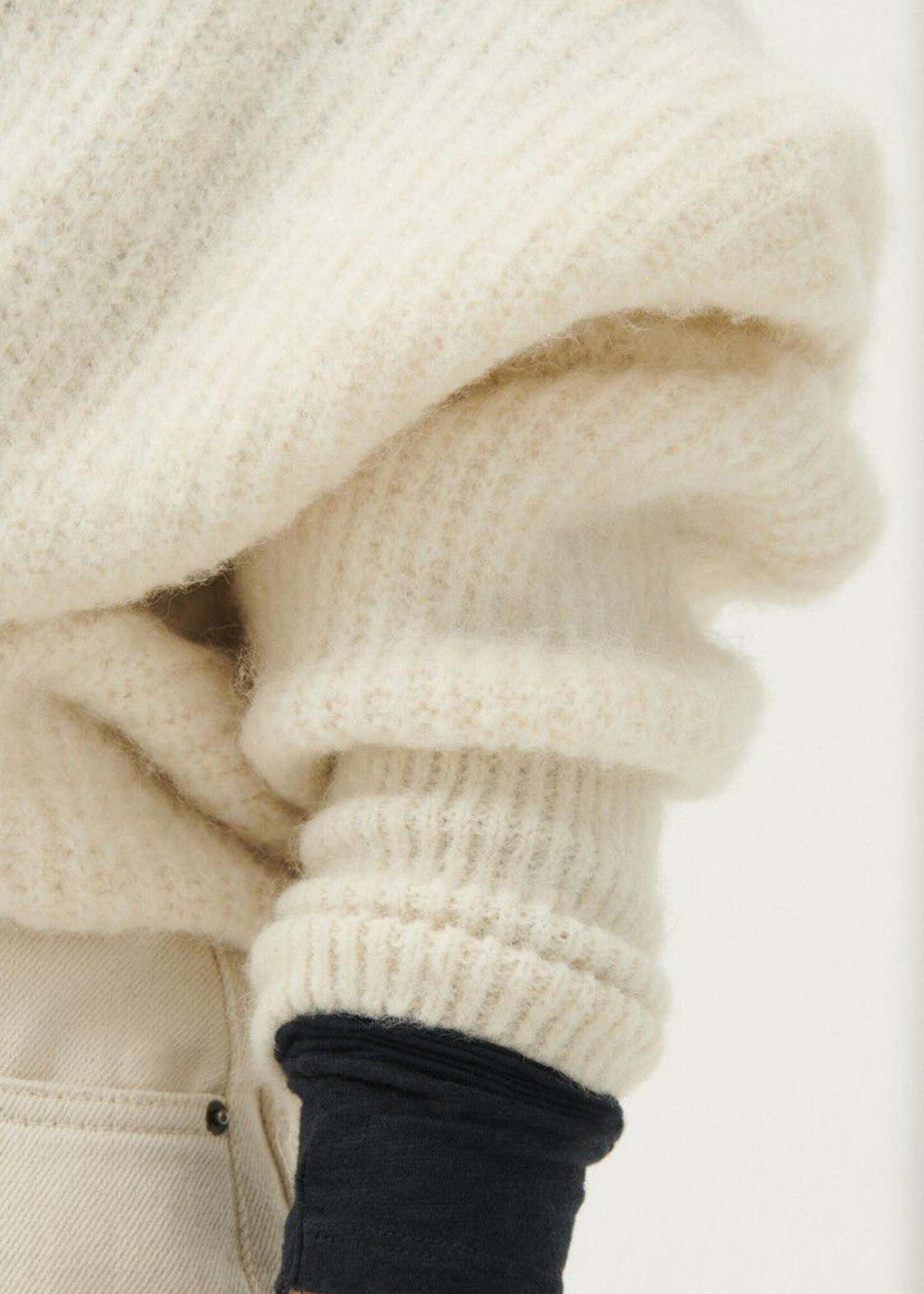 American Vintage East Cardigan - Pearl Melange