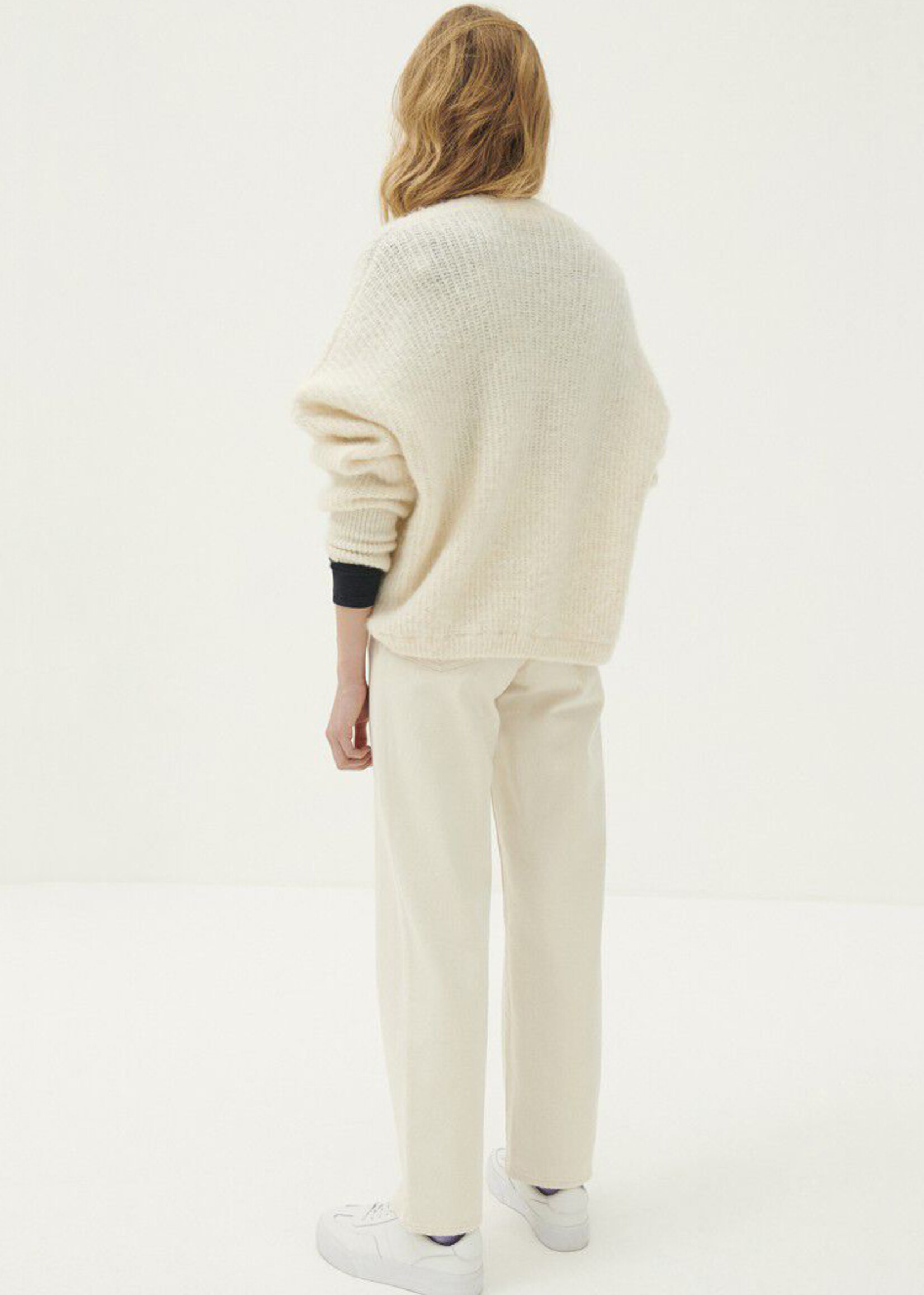American Vintage East Cardigan - Pearl Melange