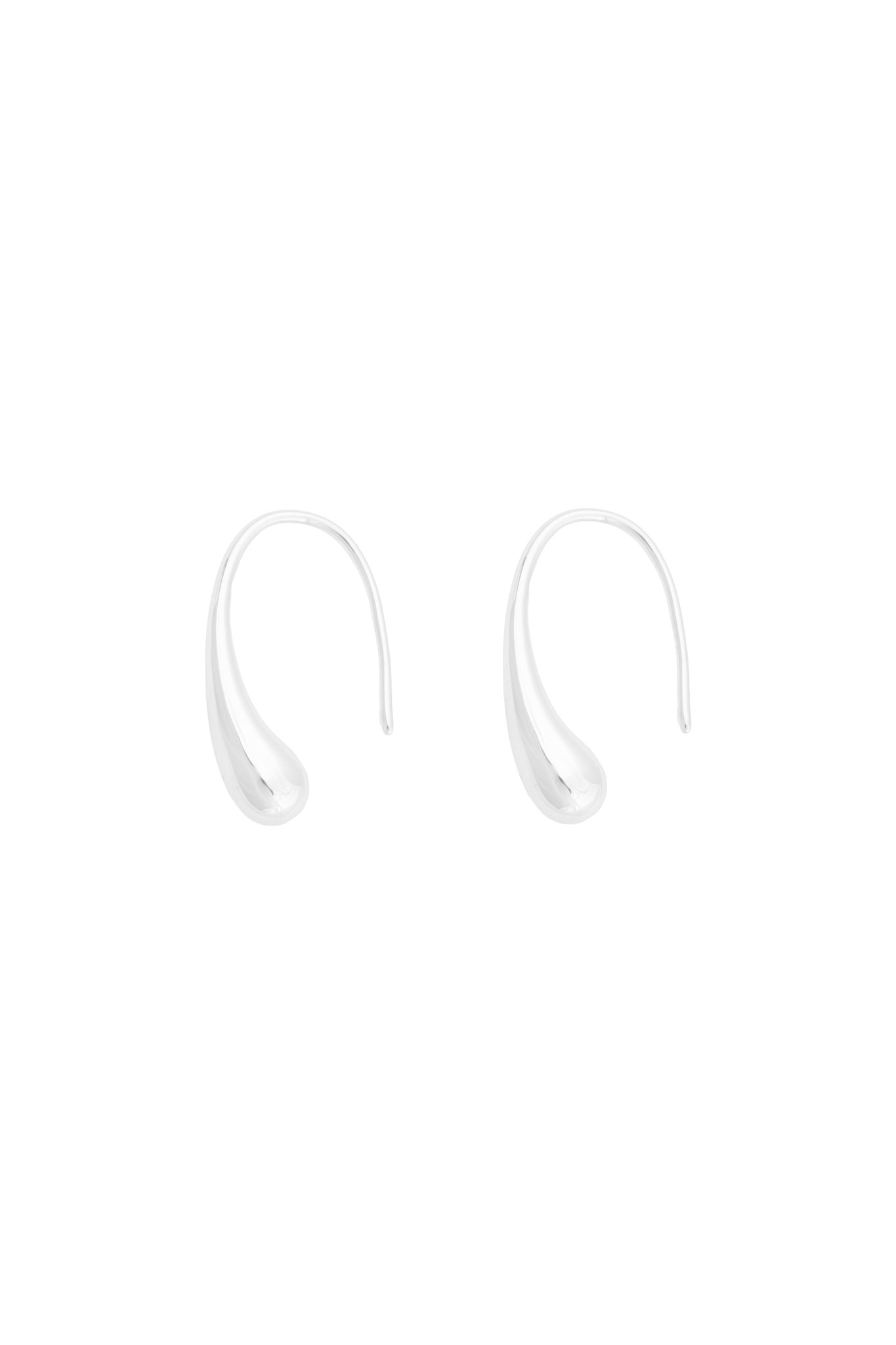 Melt Earrings - Silver-1