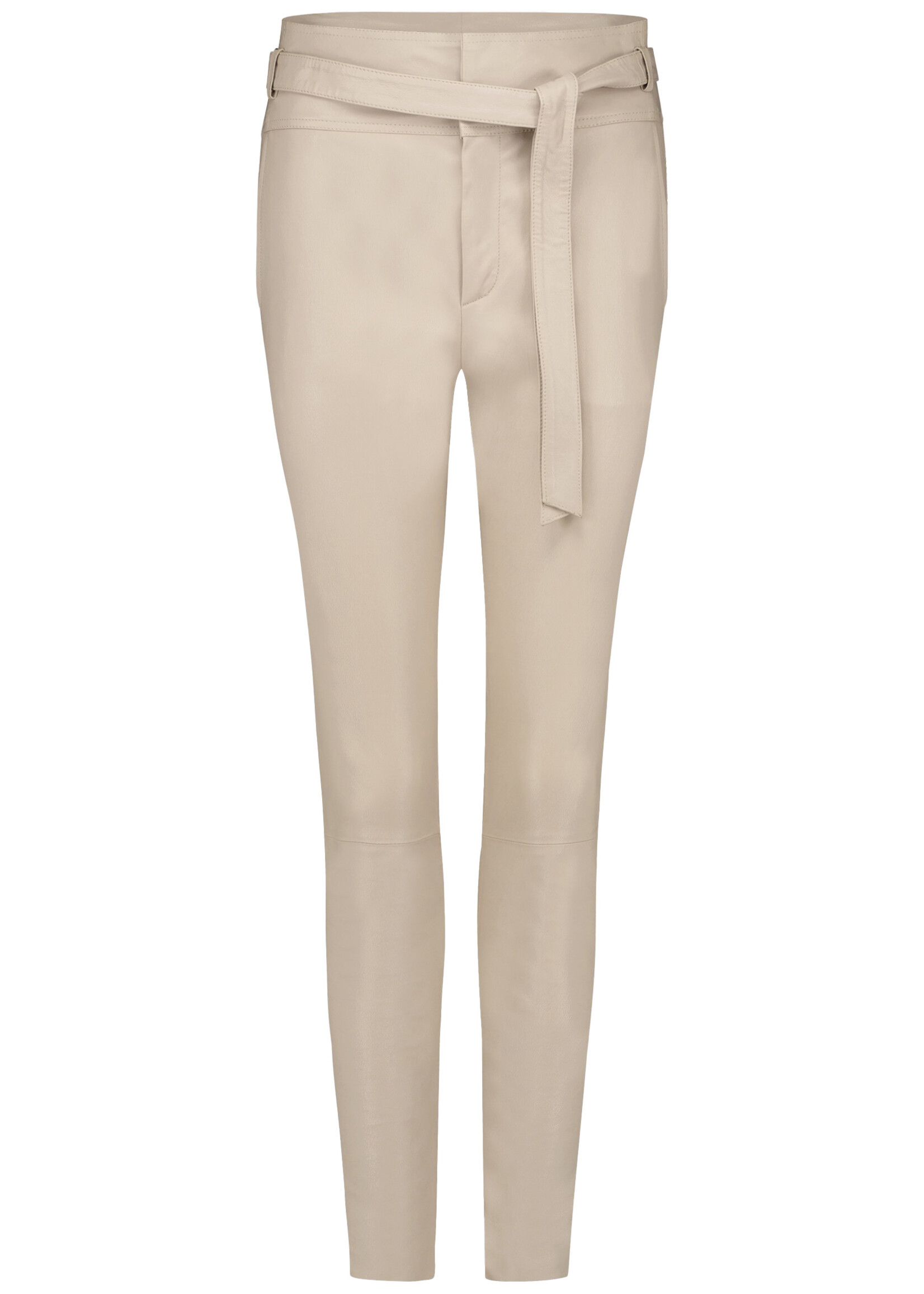 DNA Ann Leather Pant - Feather White